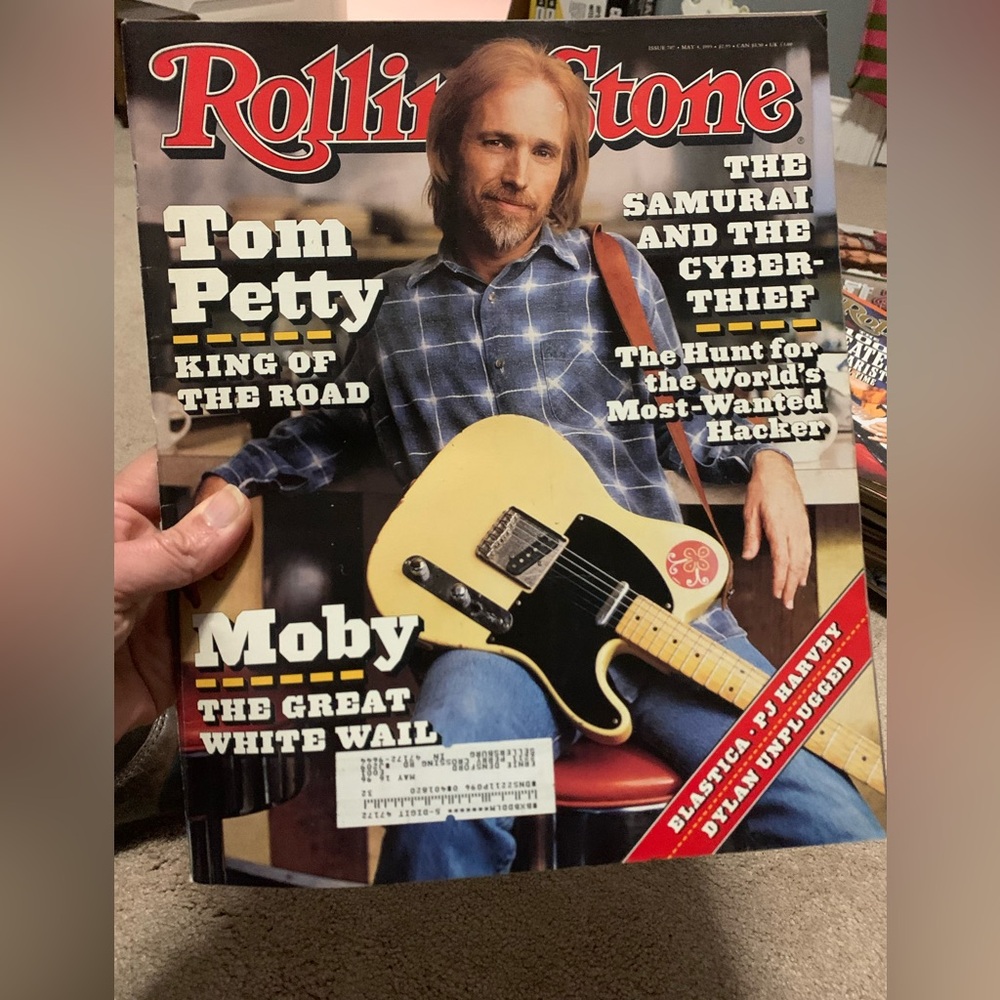 Rolling stone Magazine Tom Petty “King of the road” Issue 707 May 1995